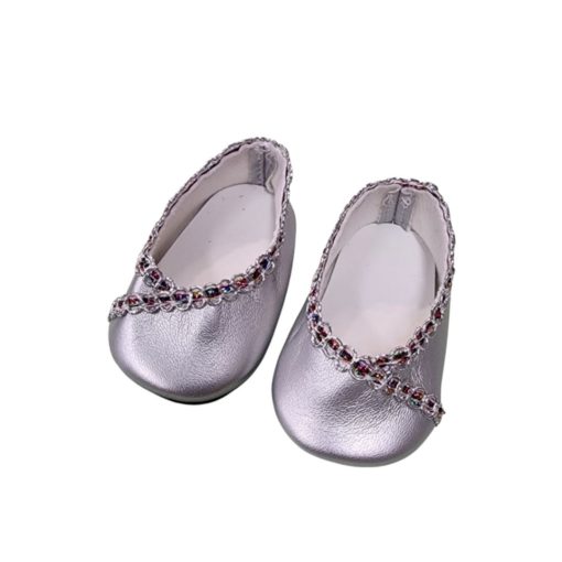 Doll Shoes - Silver - Doll and Teddy Hospital